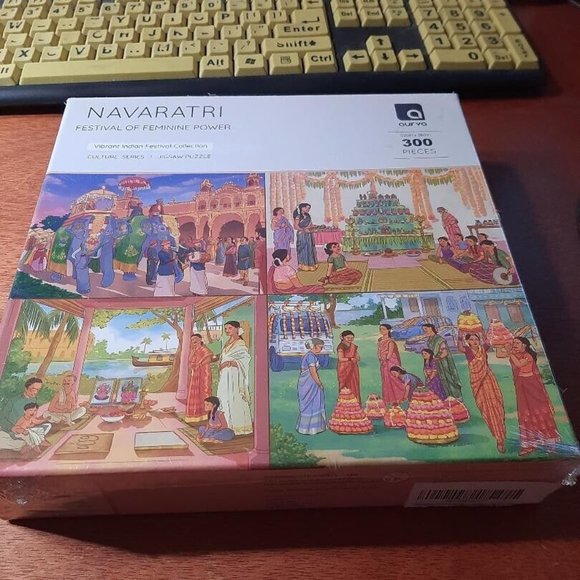 Aurva Navaratri 300 Piece Jigsaw Puzzle - Picture 1 of 2